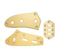 Kit piastra di controllo for chitarra For Do-pro Piastra di controllo superiore Piastra di controllo inferiore Piastra interruttore selettore pickup for Fender chitarra For Ja-guar(Gold)
