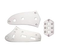 Kit piastra di controllo for chitarra For Do-pro Piastra di controllo superiore Piastra di controllo inferiore Piastra interruttore selettore pickup for Fender chitarra For Ja-guar(Chrome)