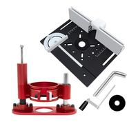 Kit Piastra Di Inserimento Tavolo Router In Alluminio Ascensore In Lega Base Sollevamento In Legno For Strumento Lavoro Fai-da-te Centratura Di Precisione