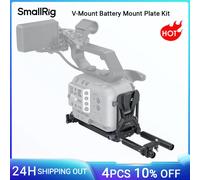 Kit piastra di montaggio batteria con attacco a V SmallRig per telecamere cinematografiche con piastra a sgancio rapido per Manfrotto 501, morsetto per asta da 15 mm -4323 4323