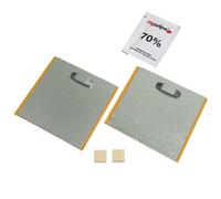 Kit piastra per appendere quadri autoadesiva - ganci per specchi arte pannell...