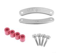 Kit piastra posteriore in metallo e staffe per piattaforme Am4 Am5 progettato per refrigeratori FC140 Ax120 Pa120 con supporti precisi a forma di L per fissare dissipatori di calore e migliorare le