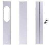 Kit piastra scorrevole per finestre Kit di sfiato per finestre Condizionatore d'aria portatile regolabile per tubo di scarico Accessori per condizionatore d'aria Kit di tenuta per finestre Tubo di