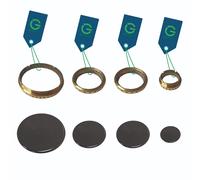 KIT PIATTELLI E ANELLI SPARTIFIAMMA PER PIANO COTTURA 4 FUOCHI SAMET NARDI