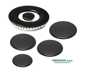 KIT PIATTELLI E SPARTIFIAMMA TRIPLA CORONA PER PIANO COTTURA SMEG 5 FUOCHI