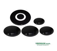 KIT PIATTELLI SMALTATI LUCIDI PER PIANO COTTURA CANDY CUCINA 5 FUOCHI