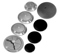 kit piattelli spartifiamma + bruciatori cucina Rex Electrolux- 2 medi