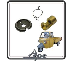 KIT PIATTELLO RALLINO MOLLA FRIZIONE COMPATIBILE PER PIAGGIO APE MP 501 - APE 601