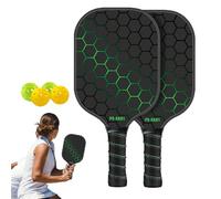 Kit Pickle Ball: pallet da campo compositi, design del che assorbe gli impatti, superficie di colpo di precisione, funzione di coda lunga di risposta costante di rimbalzo | Attrezzatura di