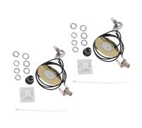 Kit Pickup Chitarra Piezo 50mm, Set 2 Pezzi per Strumenti