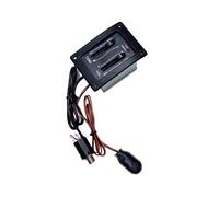 Kit pickup per chitarra acustica Equalizzatore A 2 Bande Per Chitarra Controllo Del Volume Passivo Pickup Piezoelettrico Preamplificatore Per Chitarra Acustica Mini Pickup Folk Spedizione Diretta