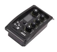 Kit pickup per chitarra acustica Equalizzatore Per Chitarra Acustica EQ A 3 Bande Pickup Con Funzione MP3 E Sintonizzatore Display LCD Bassi Medi Acuti Regolazione Del Volume
