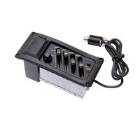 Kit pickup per chitarra acustica Pickup Per Chitarra A 4 Bande EQ Preamplificatore Per Chitarra Acustica Amplificatore Equalizzatore Accordatore Spina Da 2,5 Mm Accessori