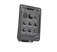 Kit pickup per chitarra acustica Pickup Per Chitarra Acustica A 4 Bande Preamplificatore EQ Accordatore Microfono Piezoelettrico Regolazione Precisa Del Suono(201)