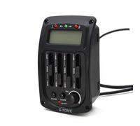 Kit pickup per chitarra acustica Preamplificatore Per Chitarra Acustica G-Tone Equalizzatore A 4 Bande Accordatore LCD Pickup Piezoelettrico