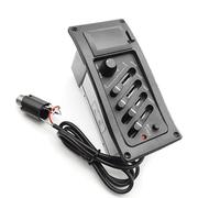Kit pickup per chitarra acustica Preamplificatore Per Chitarra Acustica Professionale A 4 Bande Amplificatore EQ Pickup Per Chitarra Uscita 6,5 mm Accessori Per Chitarra Acustica(EQ-45)