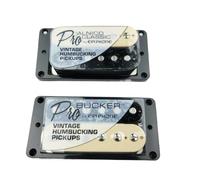 kit pickup per chitarra elettrica 1 Set Pickup Humbucker Zebra Per Chitarra Elettrica Alnico Standard LP Con Cablaggio Pro Per EPI (Color : Bk, Size : Without Wiring)