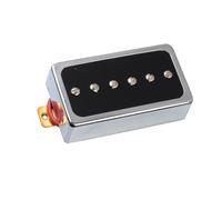kit pickup per chitarra elettrica Il Pickup Per Chitarra Elettrica Riceve Pickup Single Coil Pickup Per Chitarra Elettrica A Sei Corde Cromato Con Ponte Sul Manico Nero (Color : Bridge52mm)