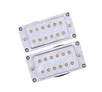 kit pickup per chitarra elettrica Vite Per Chiave Pickup Humbucker Bianca Da 2 Pezzi Per Chitarra Elettrica