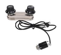 Kit Pickup per Violino, Set di Ponte Trasduttore Piezoelettrico Pickup per Violino di Livello Professionale con Manopola del Volume del Tono Parti di Violino