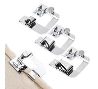 Kit Piedini Orlo Macchina Da Cucire Set Orlo Piedino Premistoffa Arrotolato Piedino Multifunzionale Macchina Cucire Per La Maggior Parte Delle Con Adattatore Albero Basso (4/8, 6/8, 8/8 Pollici)