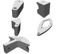 Kit Piegatubi Balestra per Pressa Wolfcraft 3456000 Tubo Multistrato 16mm 3D