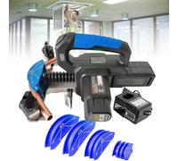 Kit piegatubi elettrici idraulici, set di attrezzi piegatubi per tubi in rame da 1/4"-7/8", curva a 90°, kit piegatubi idraulici con 7 matrici per la riparazione del condizionatore d'aria