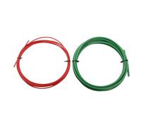 Kit piegatubi in rame per aria condizionata, con strisce di piegatura in plastica PE integrate, per tubi da 1/4" (rosso) e 3/8" (verde) - Confezione da 2