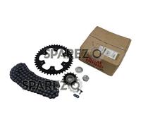 Kit pignone a catena completa originale Royal Enfield"" per Hunter 350