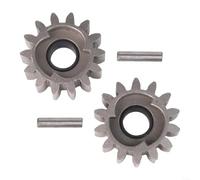 Kit pignone catena tosaerba, 14 denti ingranaggio con perni di installazione per Brast Daye per Güde per Einhell per Hecht per Rotenbach, set pignone 14 denti R+L con 2 perni di trasmissione