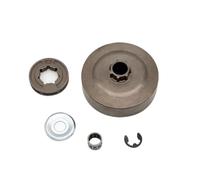 Kit pignone e corona per tamburo frizione compatibile con Stihl MS170 MS180 | Acciaio temprato; compatibile con le motoseghe Stihl 017 e 018