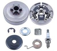 Kit pignone e frizione per motosega 8 in 1 con cuscinetto a vite senza fine per modelli MS211, MS181, MS171, per una facile installazione, set di parti di manutenzione