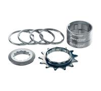 Kit pignone invertito a singola velocita 13 denti argento