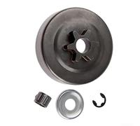 Kit Pignone per frizione 3/8 6T con Cuscinetto Ago Kit Pignone | Compatibile MS170, MS180, per passo 3/8, 6 denti, include per tamburo e cuscinetto ago