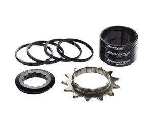 Kit pignone retromarcia single speed 13 denti nero