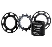 Kit pignone single speed reverse hg 14 denti nero