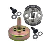 Kit pignone tamburo frizione 9T adatto for motore decespugliatore GX31 GX35 con candela di accensione, bullone rondella frizione adatto for 22000-ZM5-003