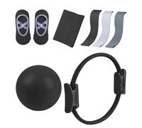 Kit Pilates - Attrezzatura per Allenamento - Kit Cinturino Per Stretching Yoga - Per Principianti Esperte Donne Ragazze Anziane Atlete Ballerine Viaggiatori Soggiorno Appartamento Palestra