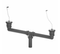 Kit pilette con tappo con catena e tubi di scarico - 1 PZ Osculati - 50.185.40