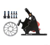 Kit pinza freno a disco idraulico per bici da strada con supporto piatto compatibile con dischi freno da 140/160 mm per un migliore controllo della frenata (anteriore)