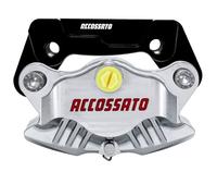 Kit Pinza Freno Assiale Posteriore PZ016 + Staffa di Montaggio e Pastiglie Freno compatibile con VESPA 946 4T 3V ABS ARMANI dal 2015 al 2023 (CC 125)