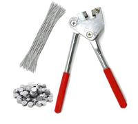 Kit Pinze di Tenuta, 165 mm Set di Tenute per Sigilli, Pinza per Sigillatura con 80 Guarnizioni, 80 Fili di Tenuta per Contatori D'acqua, Contatori Elettrici, Logistica