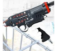 Kit pinze pneumatiche per anelli di maiale, pistola pneumatica per anelli di maiale tipo C, graffette per anelli di maiale con diametro di chiusura di 3,2-10 mm, pinza automatica per anelli di maiale