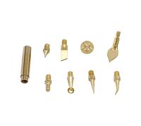 Kit pirografia a legna con 36 per punte in ottone per uso hobbistico e per
