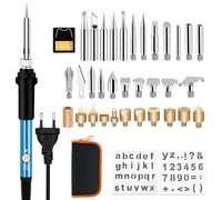 Kit Pirografia Legno 36 Pezzi 60W Portatile Kit Saldatore WesKimed Temperatura