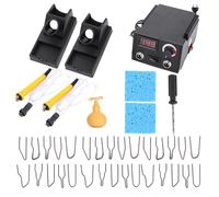 Kit Pirografico Professionale per Legno, Pirografo per Legno con Pennino a Filo, Macchina per Pirografia Kit per Legno, Zucca e Bambu for Pyrography Leather Embossing Carving Soldering