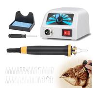 Kit Pirografo Legno 60W,Temperatura Regolabile 100°C-800°C, 30 Punte Intercambiabili, Ideale per Principianti e Appassionati di Pirografia