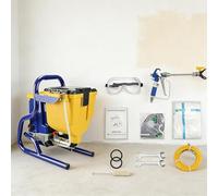 Kit pistola a spruzzo airless per vernice, motore in rame da 1800 W, alta pressione 20 MPa, portata 2,1 l/min, larghezza 30 cm, copre 3000 m², ideale per interni ed esterni