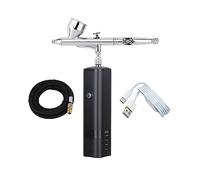 Kit pistola a spruzzo for vernice aerografo con compressore a for for auto modello di bellezza for unghie da barbiere Controllo Preciso(B-01)