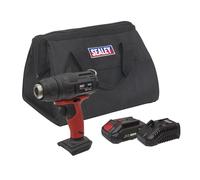 Kit Pistola Ad Aria Calda Senza Fili Sealey 20V Serie SV20 CP20VHGKIT